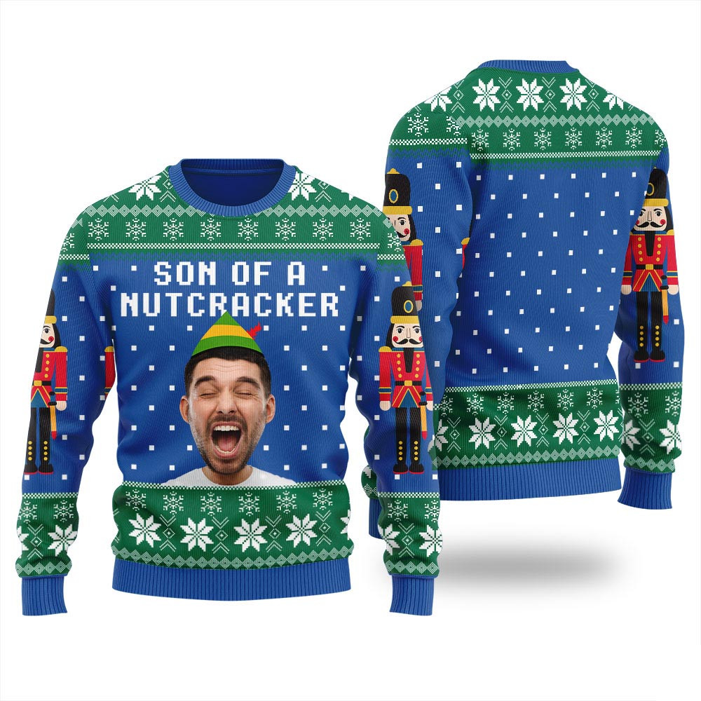 Personalized Elf Mens Funny Christmas Sweater Ugly Christmas Gifts