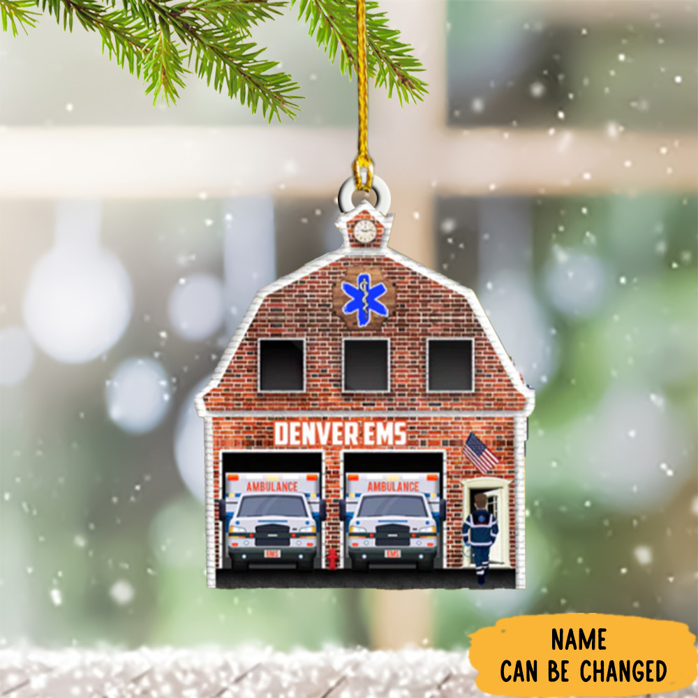 Personalized EMT Ornament Paramedic Christmas Ornaments Decoration Gift Ideas