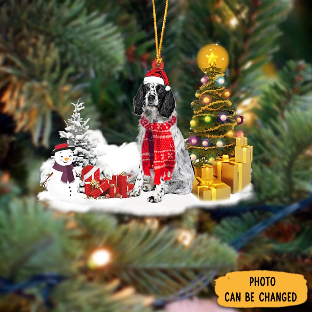 Personalized English Springer Spaniel Christmas Ornament Charming Christmas Ornament Gift Idea