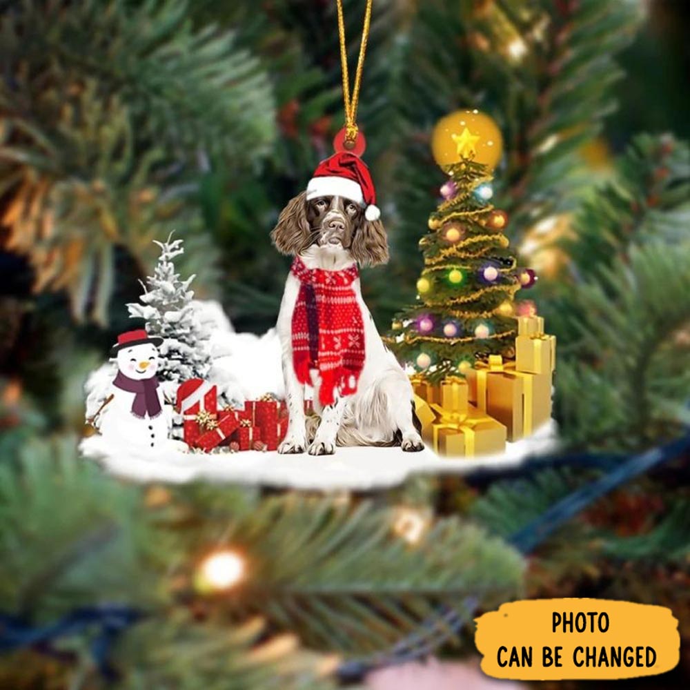 Personalized English Springer Spaniel Christmas Ornament Heartwarming Family Ornament Keepsake