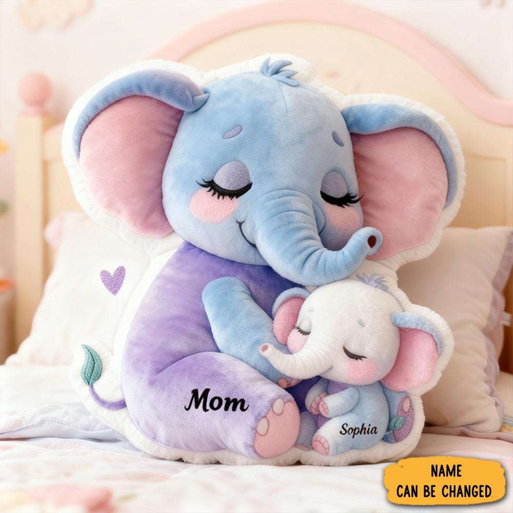 Personalized Family Bear 26 Letter Graphic 3d Print Pillow Family Gift With Custom Name Design