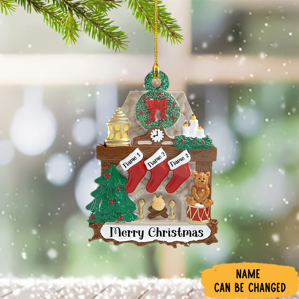 Personalized Family Christmas Ornament 2024 Custom Family Ornaments Gift