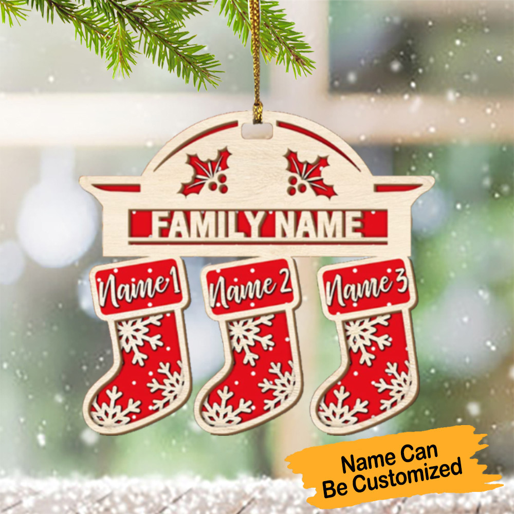 Personalized Family Christmas Ornaments 2024 Xmas Tree Decoration Ideas