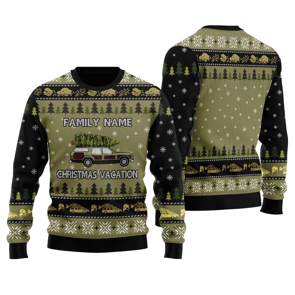Personalized Family Name Christmas Vacation Ugly Christmas Sweater Ugly Christmas Sweaters For Sale