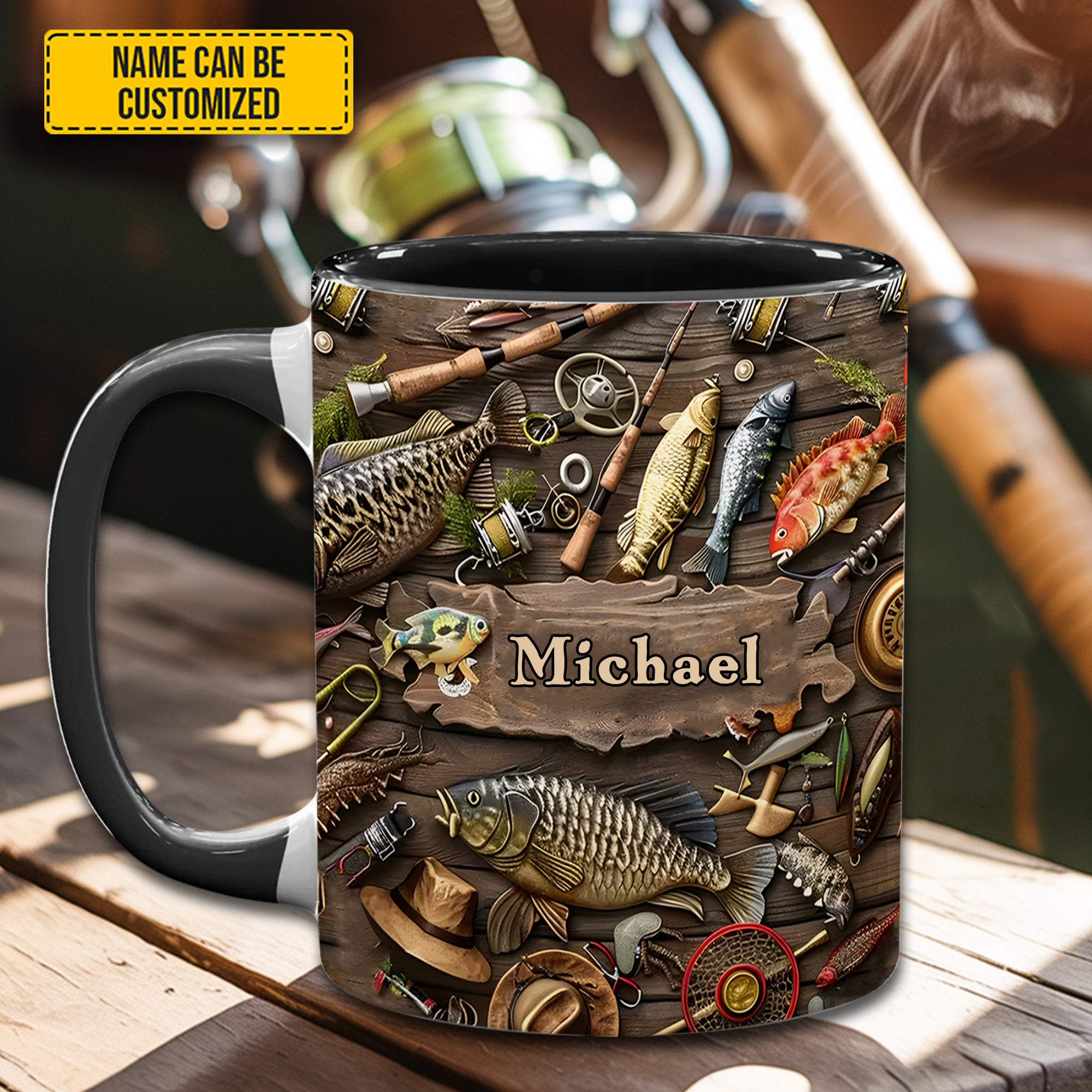 Personalized Fishing Gear Mug Adventure Fishing Mug Best Gifts For Fishing Lovers