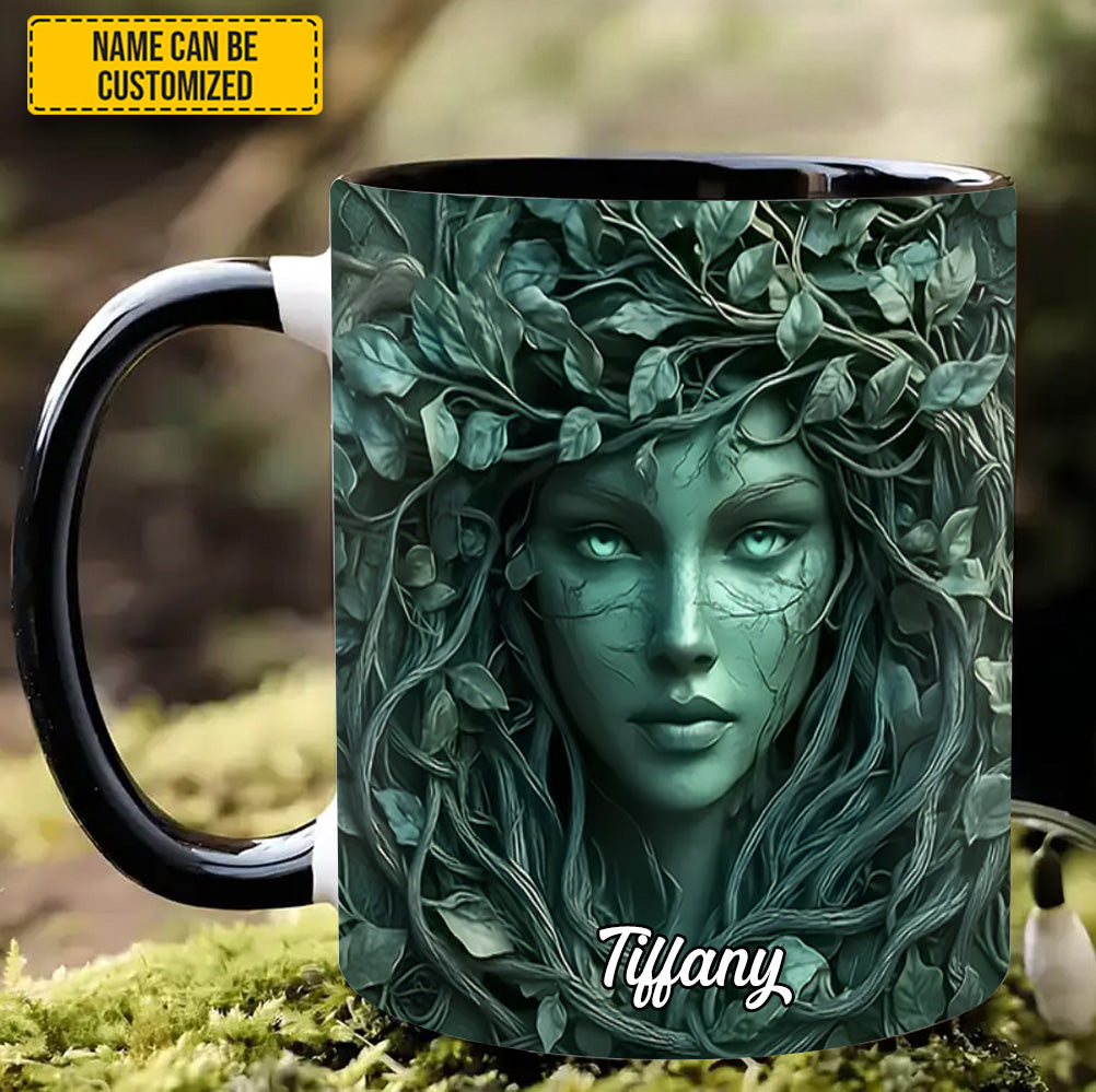 Personalized Forest Goddess Mug Mythology Design Goddess Coffee Mug Gift Ideas