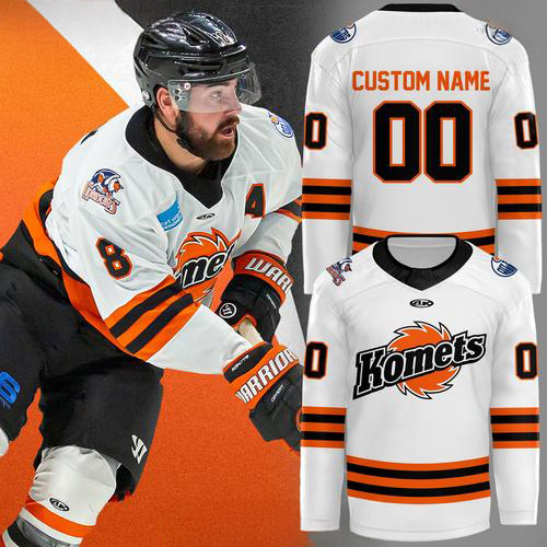 Personalized Fort Wayne Komets 2025 Kelly Cup Playoffs Official Hockey Jersey Gift For Hockey Fans