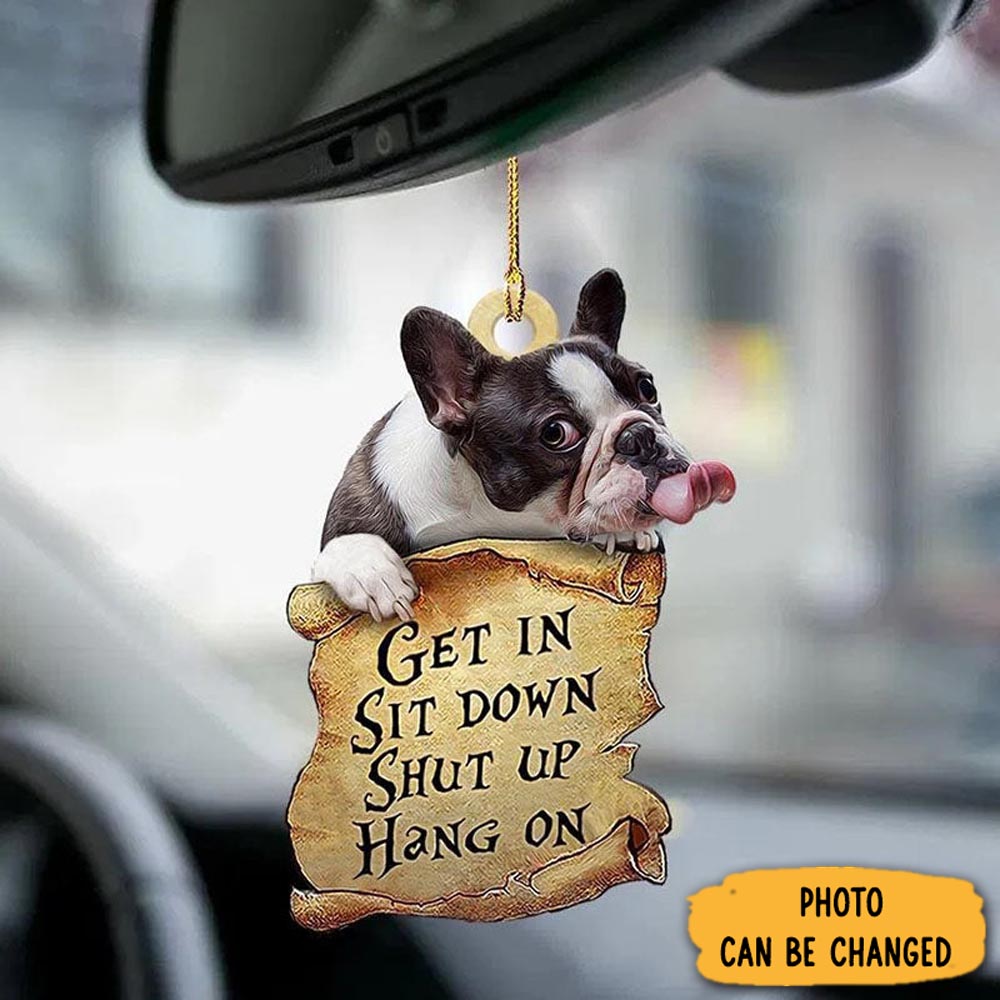 Personalized French Bulldog Get In Ornament Joyful Home Ornament Decor