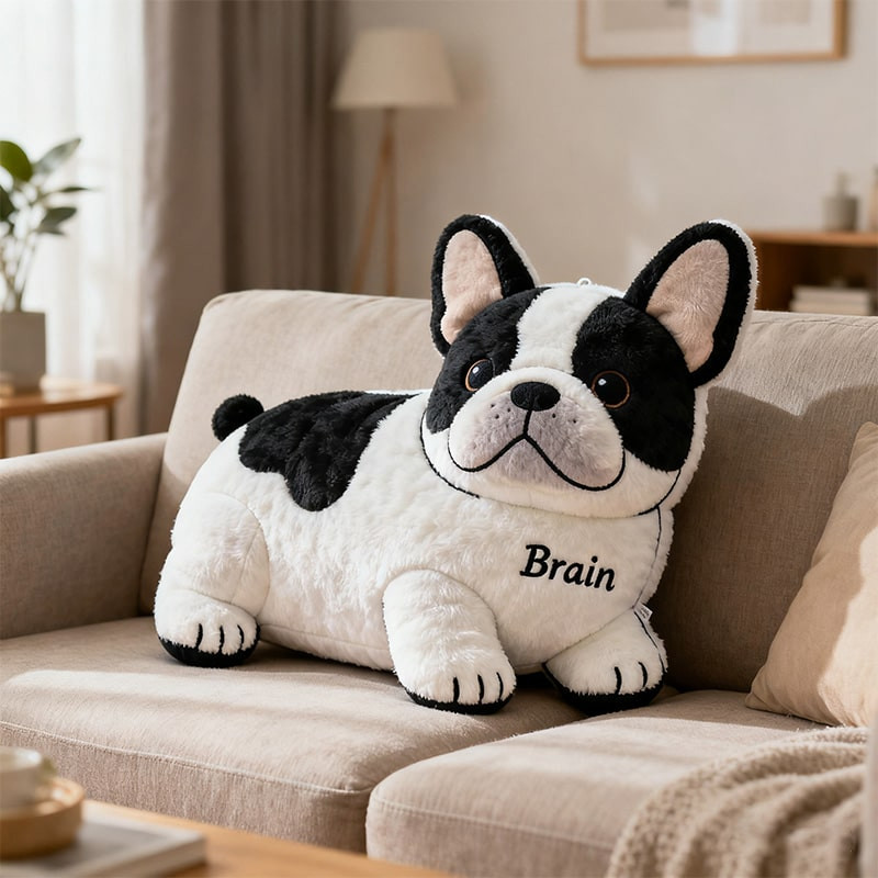 Personalized French Bulldog Pillow Indoor Decor Christmas Ideas For French Bulldogs Lovers