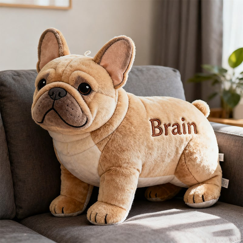 Personalized French Bulldog Pillow Sofa Decor Christmas Presents For French Bulldogs Lovers