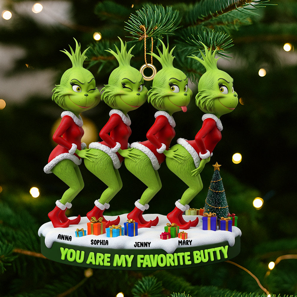 Personalized Funny Gifts For Besties Christmas Ornament - Family Christmas Ornament Gift