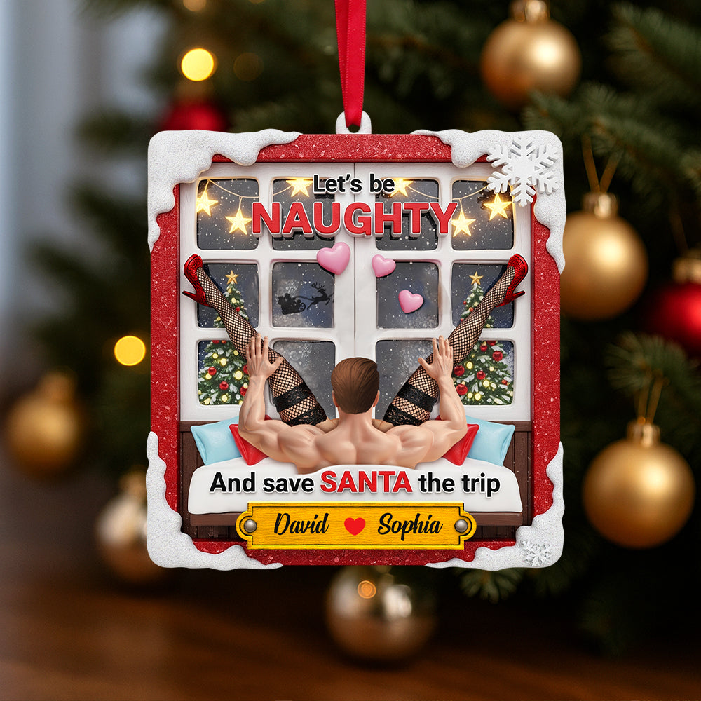 Personalized Funny Gifts For Couple Christmas Ornament - Holiday Season Gift Idea Personalized Funny Gifts For Couple Christmas Ornament - Holiday Season Gift Idea
