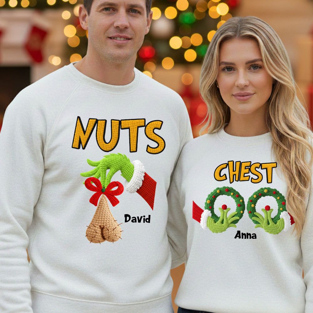 Personalized Funny Gifts For Couple Christmas Shirt - Best Inappropriate Christmas Gifts