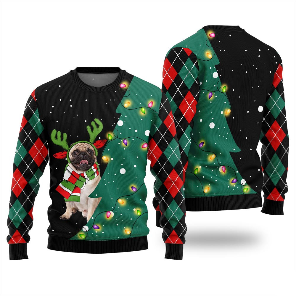 Personalized Funny Pet Ugly Christmas Sweater Christmas Sweaters For Men