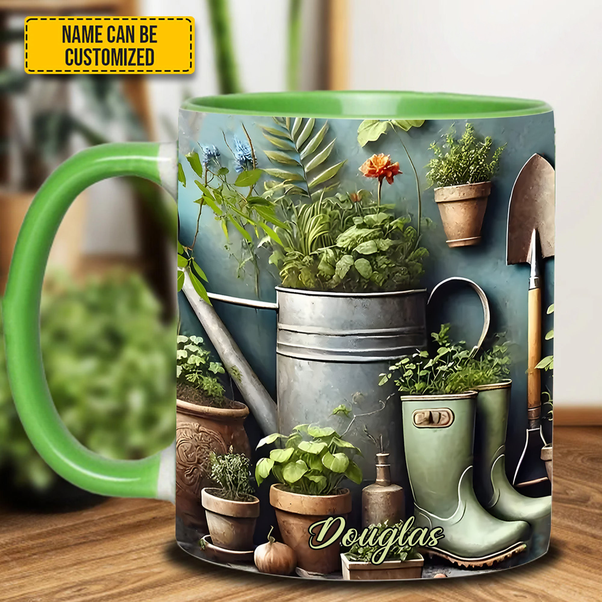 Personalized Garden Plant Mug Gardening Design Novelty Mug Gifts For Farmers