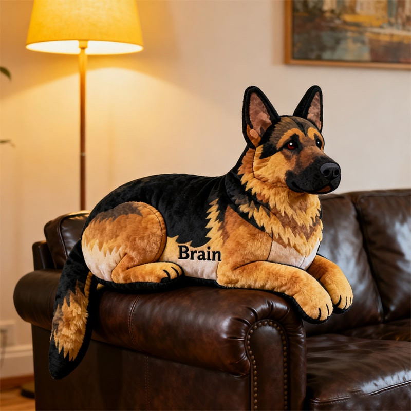 Personalized German Shepherd Pillow Home Decor Christmas Gifts For German Shepherd Lovers