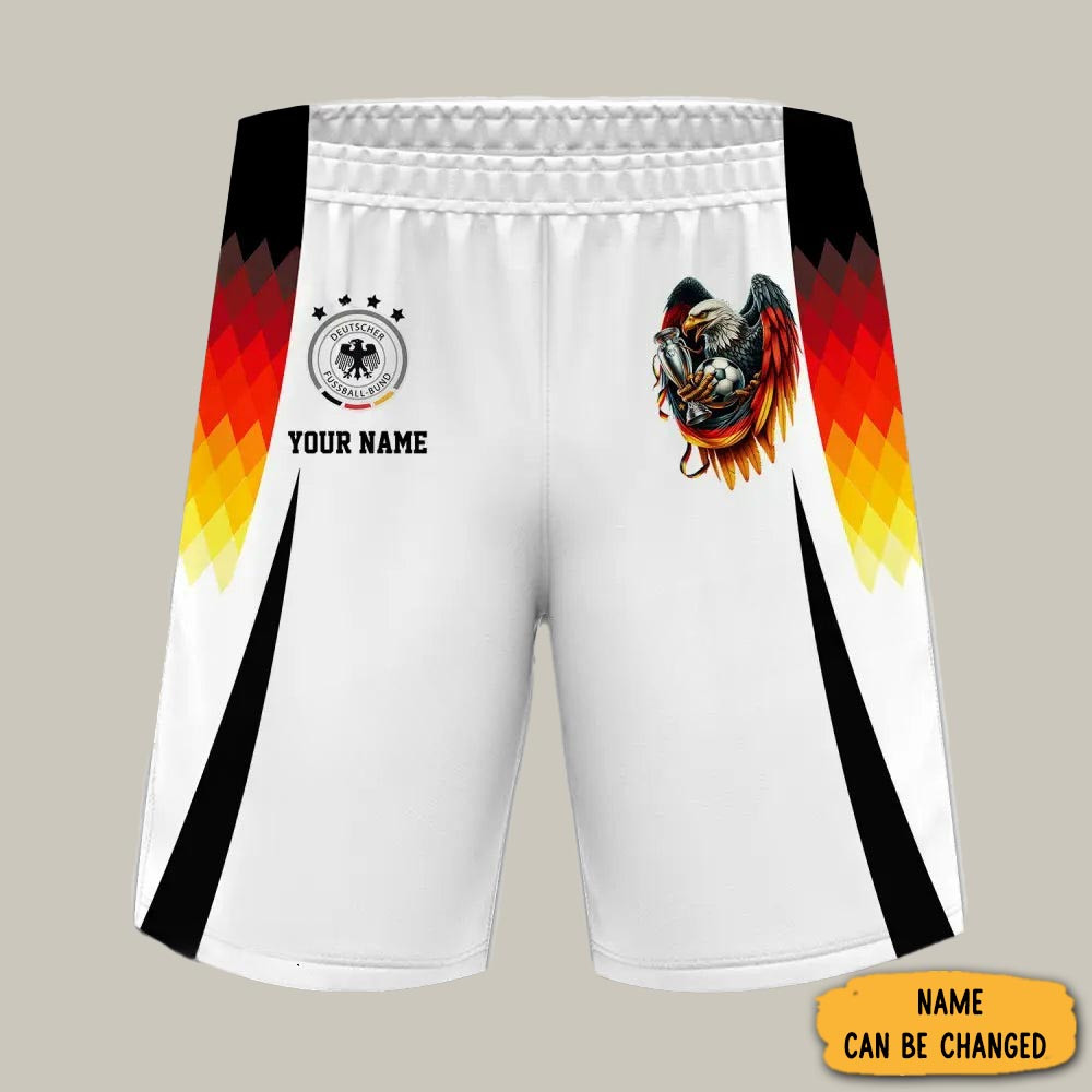 Personalized Germany Eagle Art Shorts Germany National Football Clothing Line Best Fan Gear