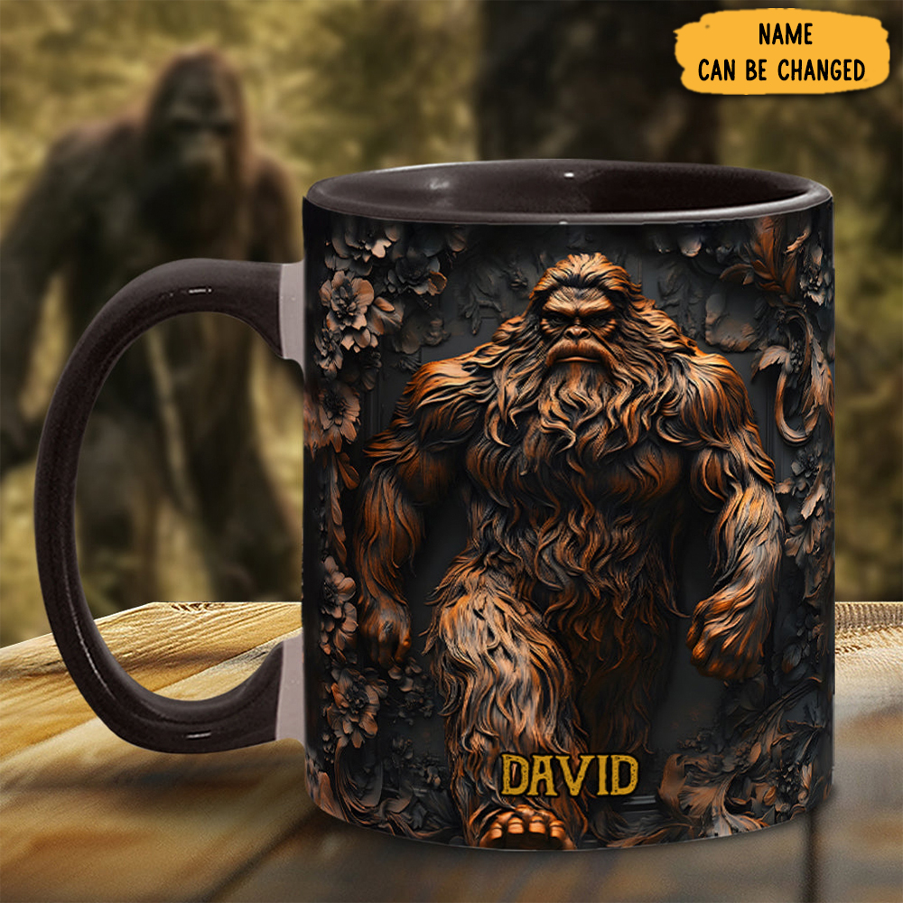 Personalized Giant Bigfoot Mug The Guardian Of Forest Unique Mug Gifts