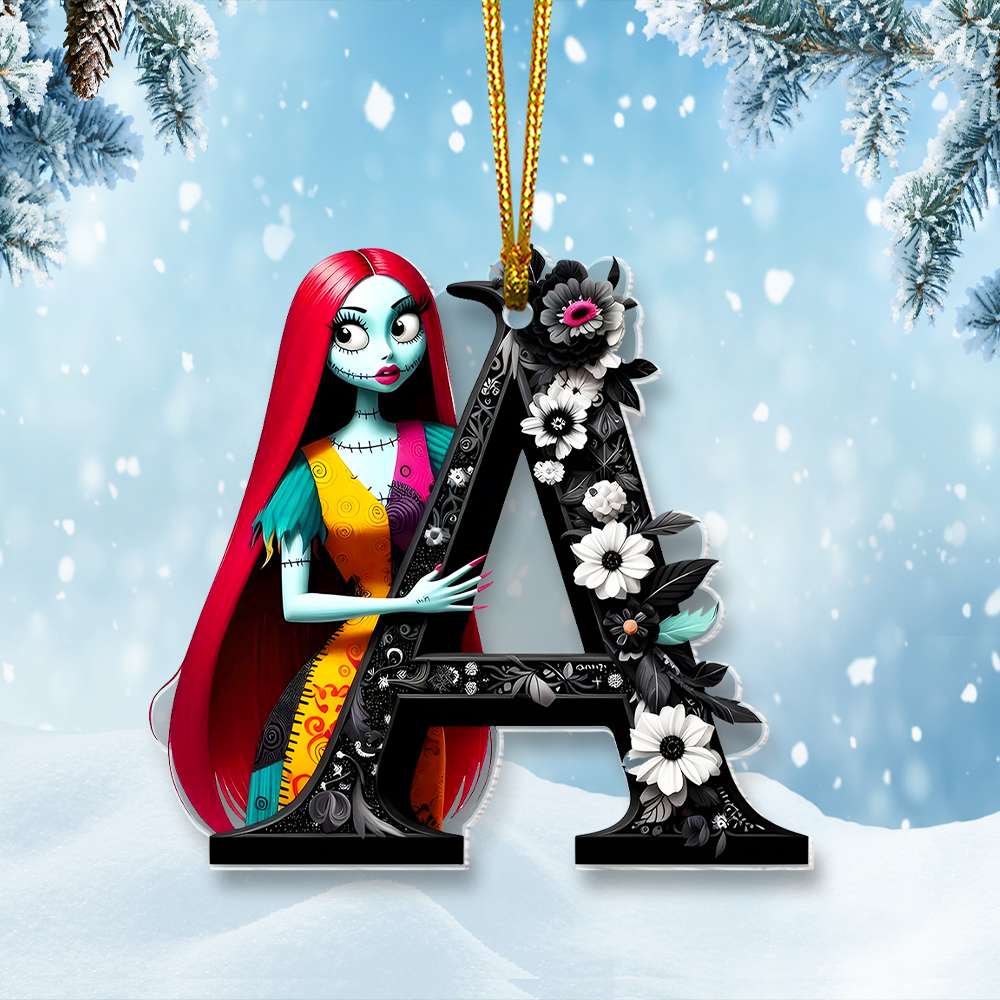 Personalized Gift For Christmas Alphabet Ornament - Xmas Ornament Gift Personalized Gift For Christmas Alphabet Ornament - Xmas Ornament Gift