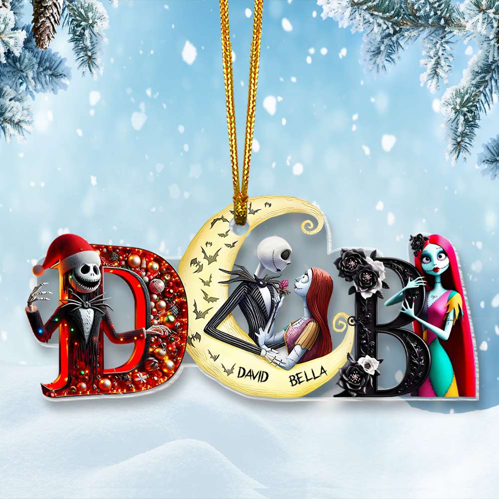 Personalized Gift For Couple Christmas Ornament Alphabet Ornament - Xmas Home Decoration Gift