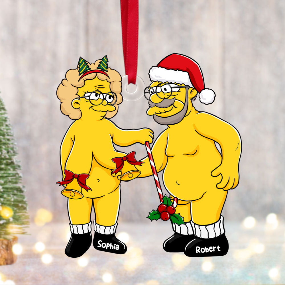 Personalized Gift For Couple Christmas Ornament Cartoon Couple - Cute Christmas Tree Gift Idea Personalized Gift For Couple Christmas Ornament Cartoon Couple - Cute Christmas Tree Gift Idea