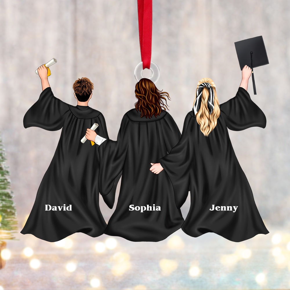 Personalized Gift For Graduate Celebration Christmas Ornament - Festive Holiday Keepsake Gift