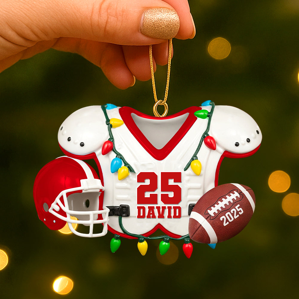 Personalized Gifts For American Football Lovers Christmas Acrylic Ornament - Family Christmas Ornament Gift Personalized Gifts For American Football Lovers Christmas Acrylic Ornament - Family Christmas Ornament Gift