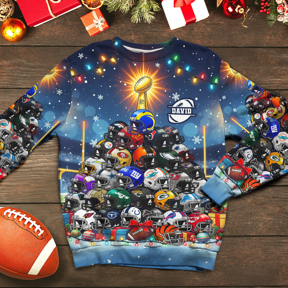 Personalized Gifts For American Football Lovers Christmas Ugly Sweater - Secret Santa Gifts Funny Ideas Personalized Gifts For American Football Lovers Christmas Ugly Sweater - Secret Santa Gifts Funny Ideas