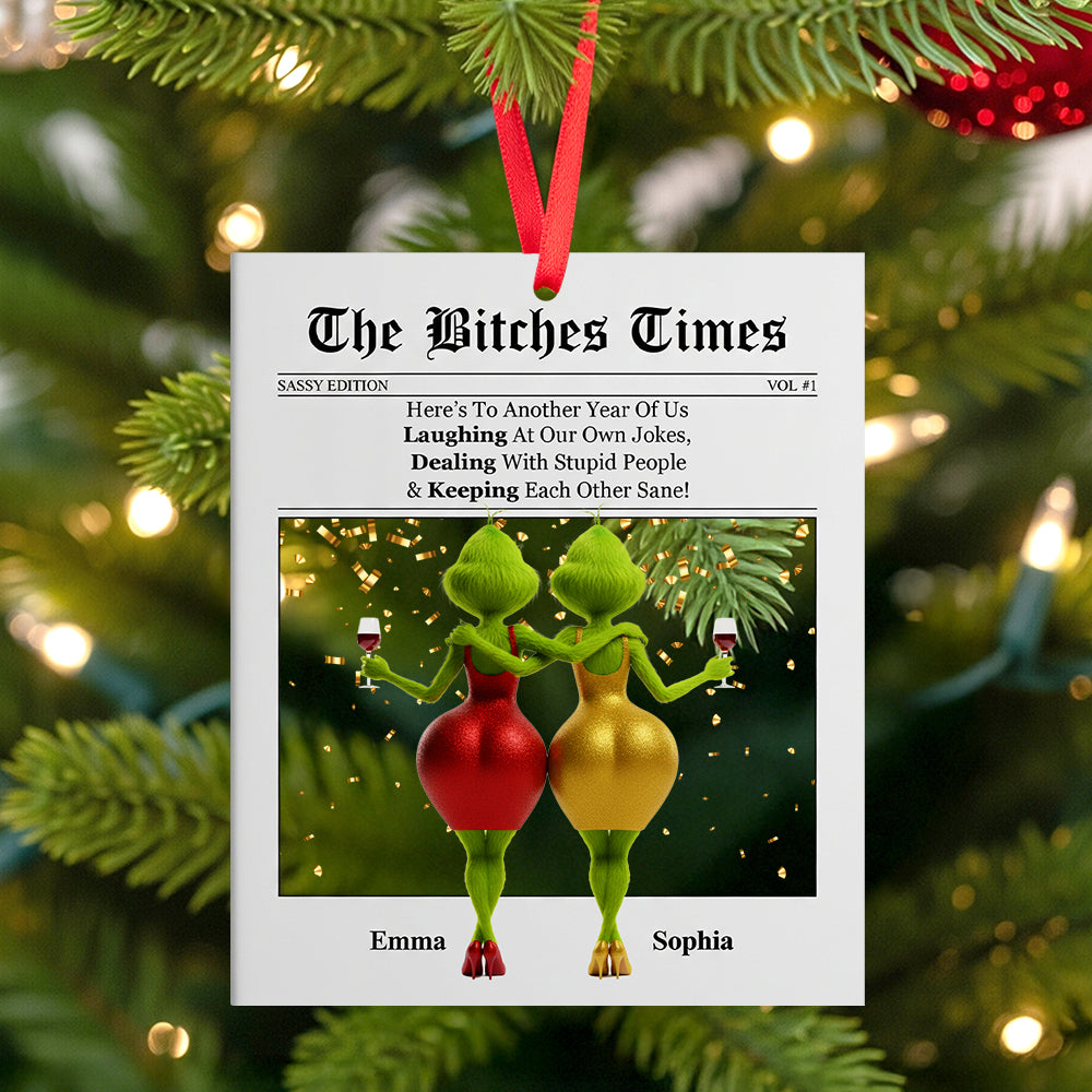 Personalized Gifts For Best Friends Christmas Ornament - Xmas Ornament Gift