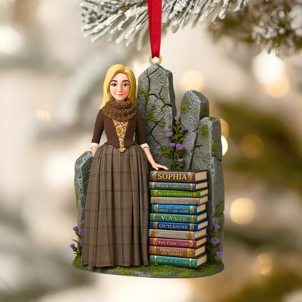 Personalized Gifts For Book Lovers Christmas Ornament - Fun Holiday Ornament Gift
