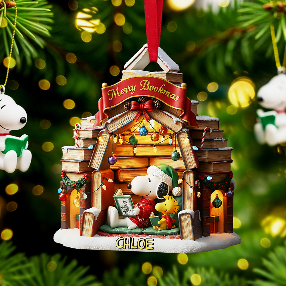 Personalized Gifts For Book Lovers Christmas Ornament - Holiday Tree Decoration Gift (2)