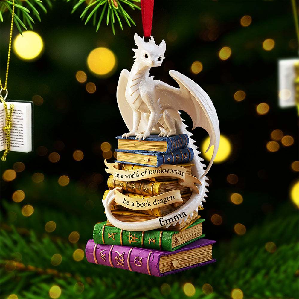 Personalized Gifts For Book Lovers Christmas Ornament - Holiday Tree Decoration Gift Personalized Gifts For Book Lovers Christmas Ornament - Holiday Tree Decoration Gift