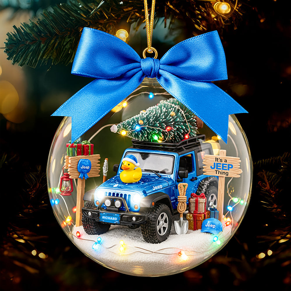 Personalized Gifts For Car Lovers Christmas Ornament - Holiday Season Gift Idea