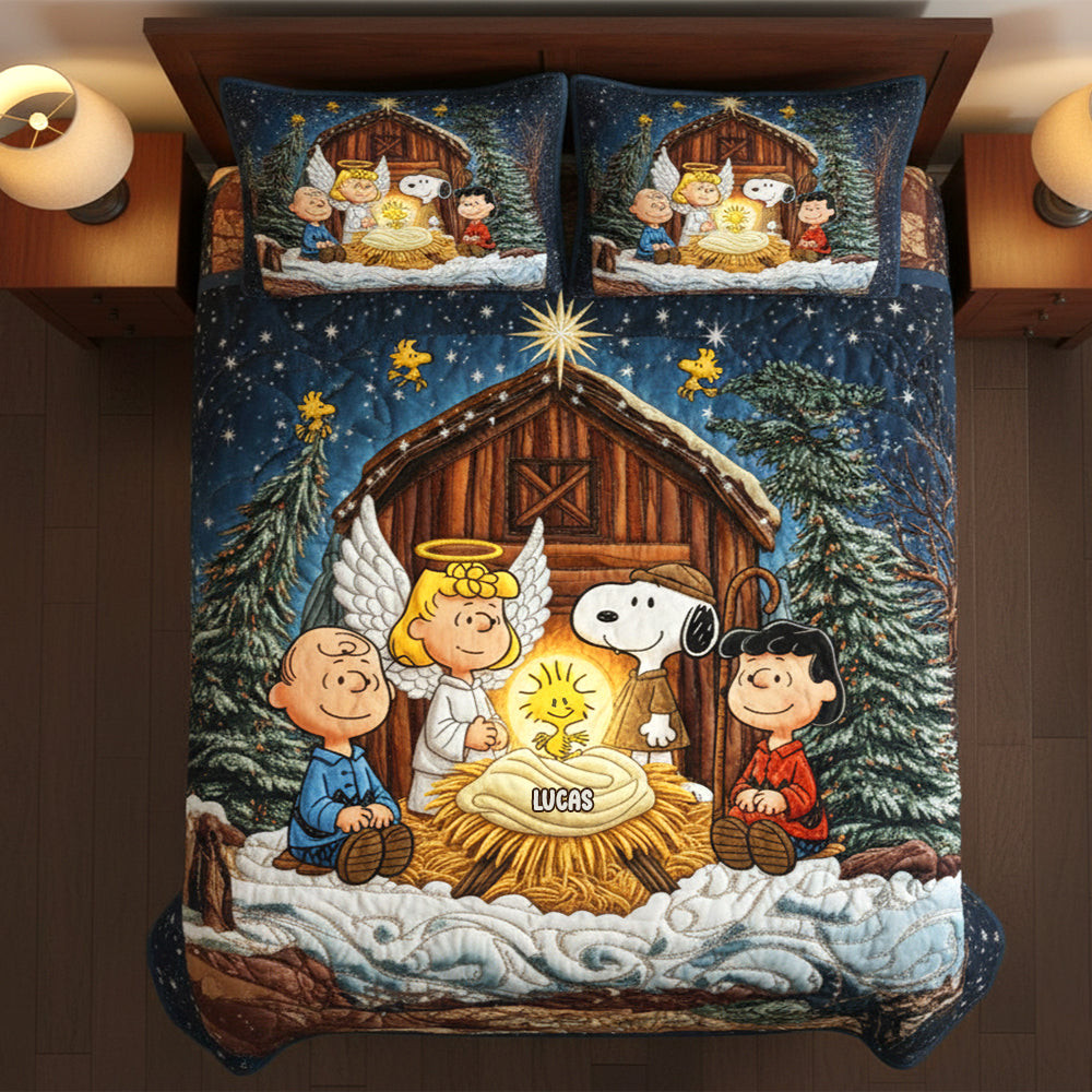 Personalized Gifts For Christian Family Quilt Bedding Set Special Line - Best Inappropriate Christmas Gifts