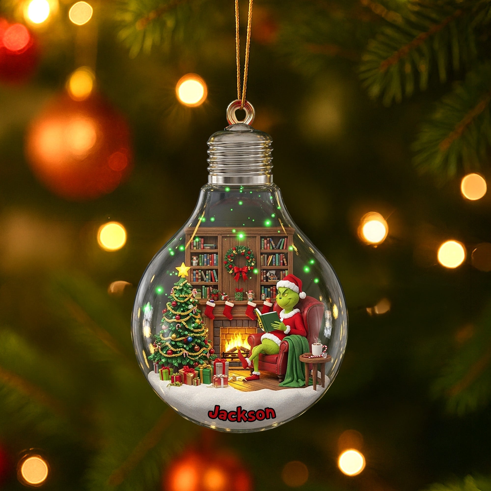 Personalized Gifts For Christmas, Book lover Ornament - Christmas Ornament Gift Idea