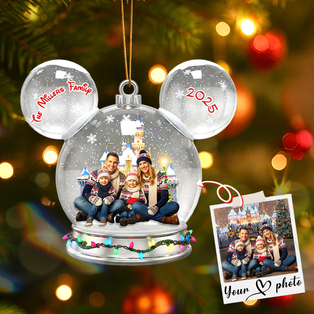 Personalized Gifts For Christmas Custom Photo Acrylic Ornament - Funny Christmas Ornament Gift