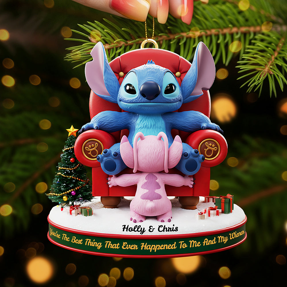 Personalized Gifts For Christmas, Funny Couple Acrylic Ornament - Holiday Season Gift Idea