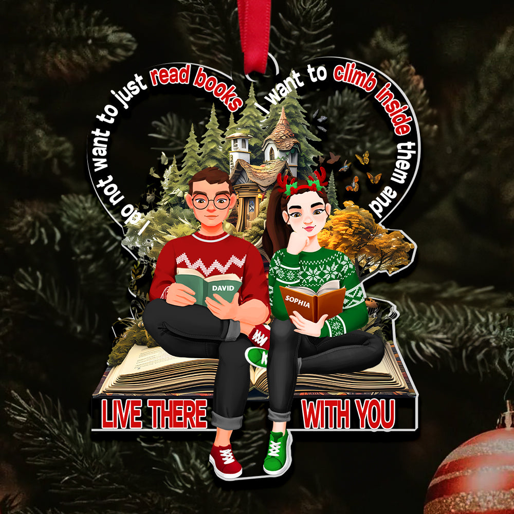 Personalized Gifts For Couple Book Christmas Ornament - Holiday Season Gift Idea