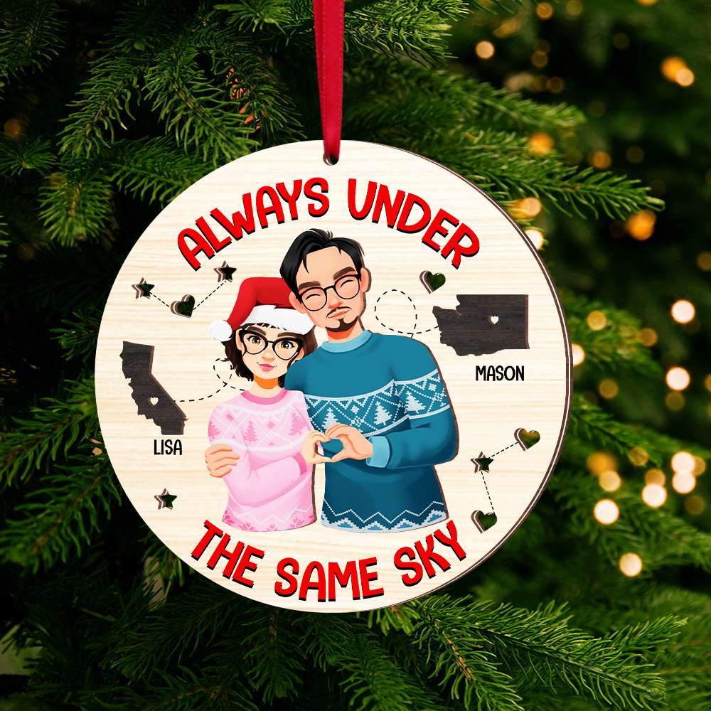 Personalized Gifts For Couple Christmas Ornament - Christmas Ornament Gift Idea (11)