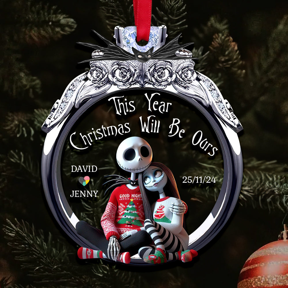 Personalized Gifts For Couple Christmas Ornament - Cute Christmas Tree Gift Idea (3)