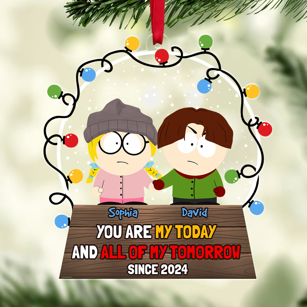 Personalized Gifts For Couple Christmas Ornament - Holiday Tree Decoration Gift (3)