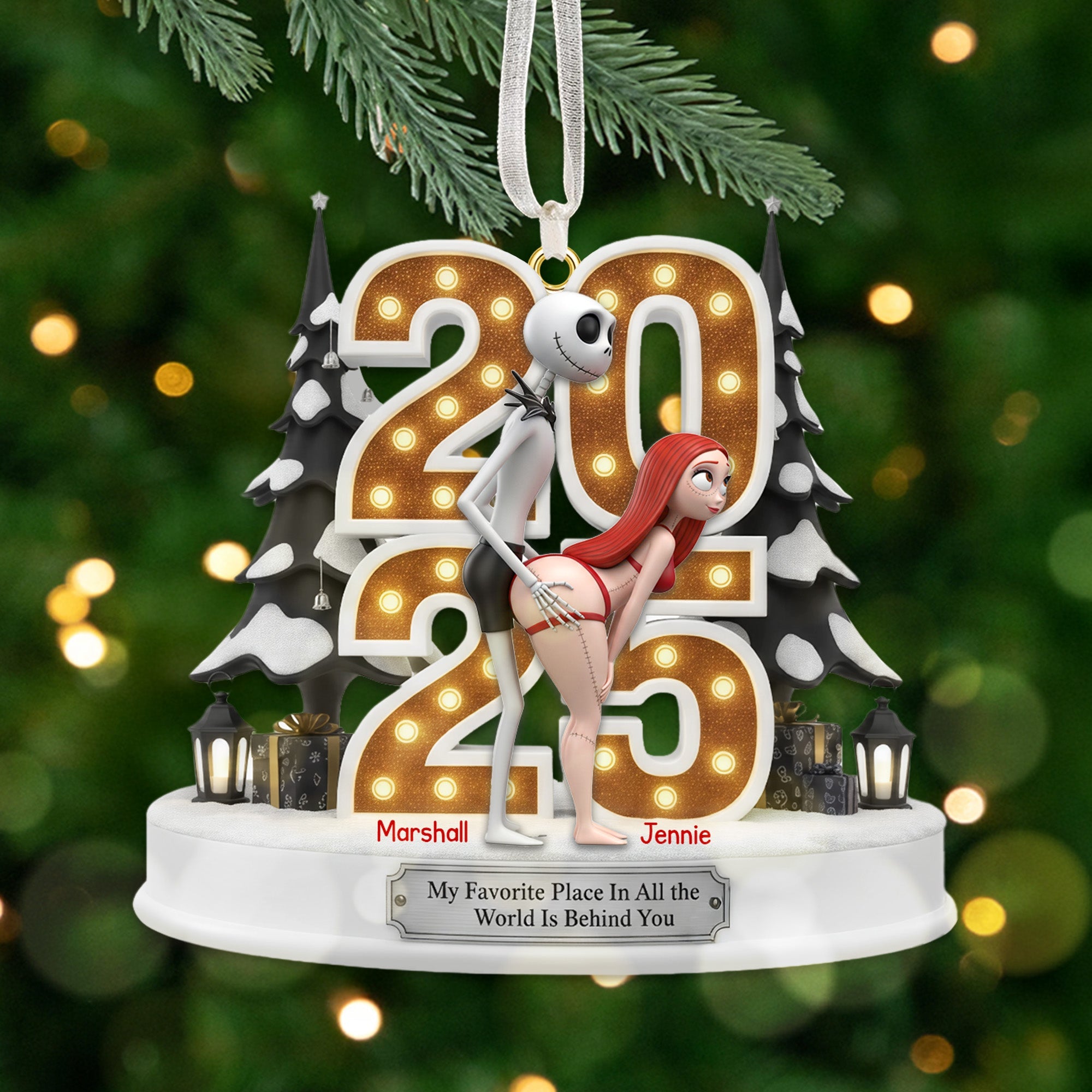 Personalized Gifts For Couple Christmas Ornament - Xmas Ornament Gift (4)