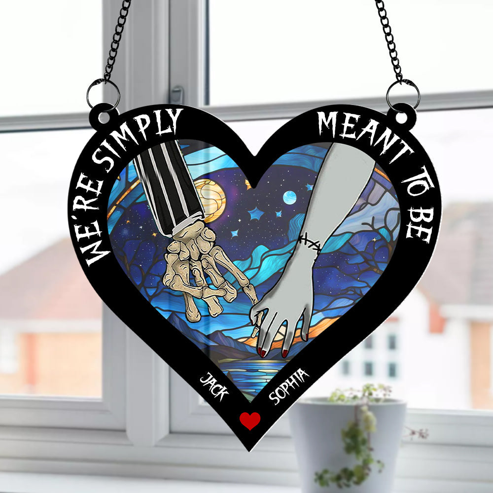 Personalized Gifts For Couple Suncatcher Ornament - Festive Holiday Keepsake Gift Personalized Gifts For Couple Suncatcher Ornament - Festive Holiday Keepsake Gift