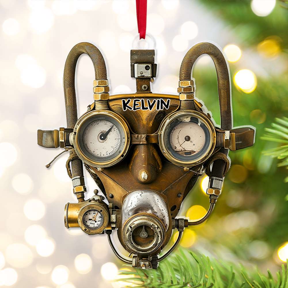 Personalized Gifts For Diving Lovers, Scuba Diving Acrylic Ornament - Holiday Season Gift Idea