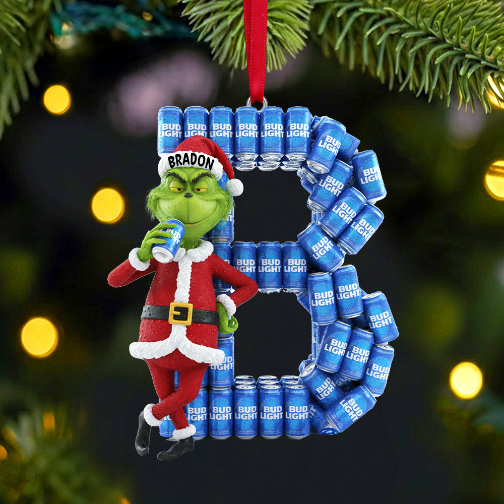 Personalized Gifts For Drinking Lovers Christmas Ornament - Holiday Season Gift Idea