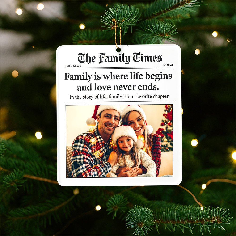 Personalized Gifts For Family Christmas Ornament - Family Christmas Ornament Gift