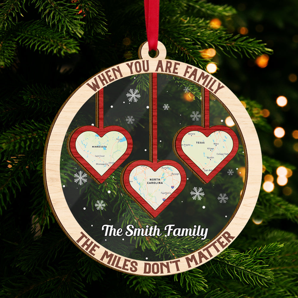 Personalized Gifts For Family Christmas Ornament - Festive Holiday Keepsake Gift