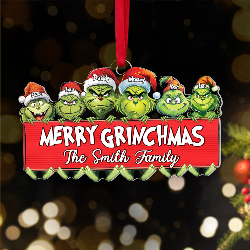 Personalized Gifts For Family Christmas Ornament - Xmas Ornament Gift