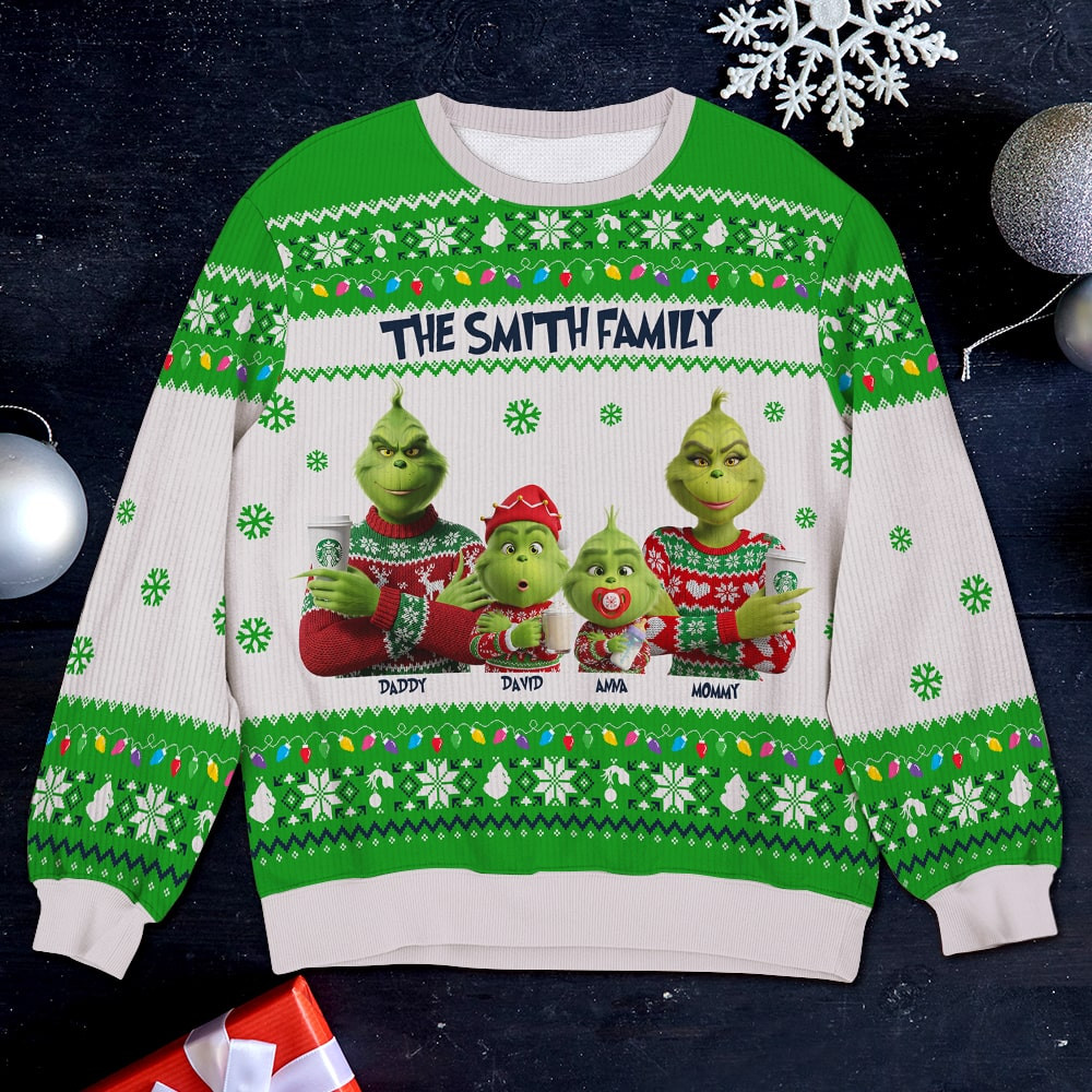Personalized Gifts For Family Christmas Ugly Sweater - Silly Christmas Gifts For Coworkers Personalized Gifts For Family Christmas Ugly Sweater - Silly Christmas Gifts For Coworkers