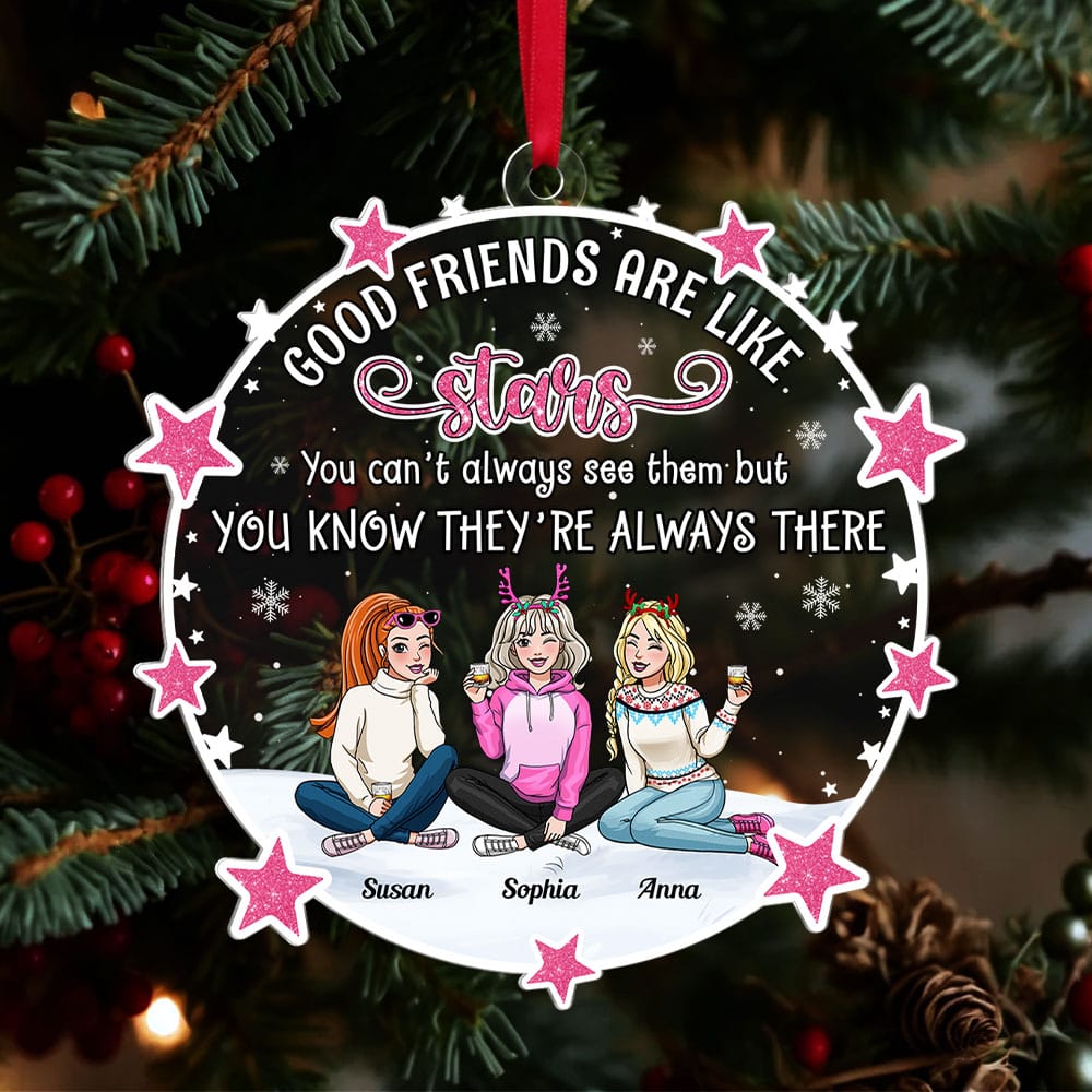 Personalized Gifts For Friends Christmas Ornament - Fun Holiday Ornament Gift